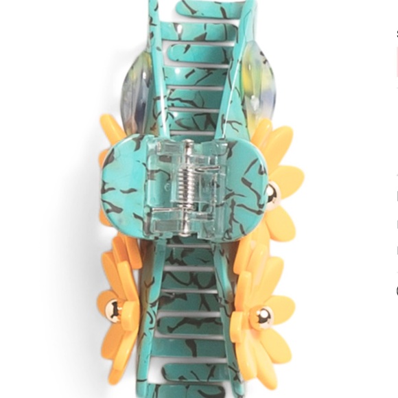 Lele Sadoughi Petunia Hair Claw Clip New - Picture 4 of 4